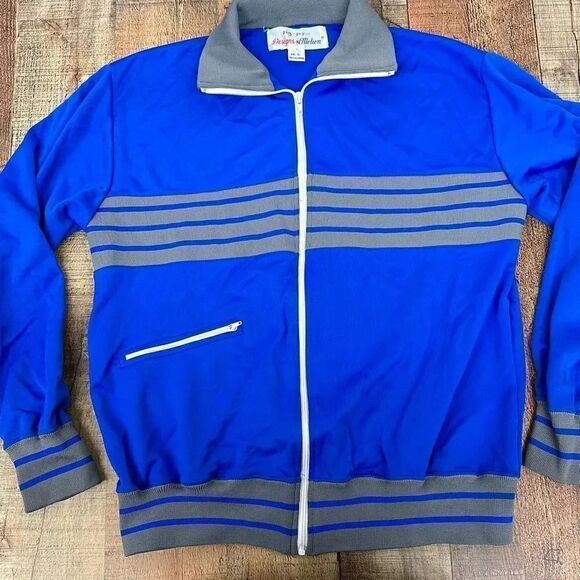 Vintage Jog Joy Designs n Motion Tracksuit Jacket Sz L - Picture 2 of 6